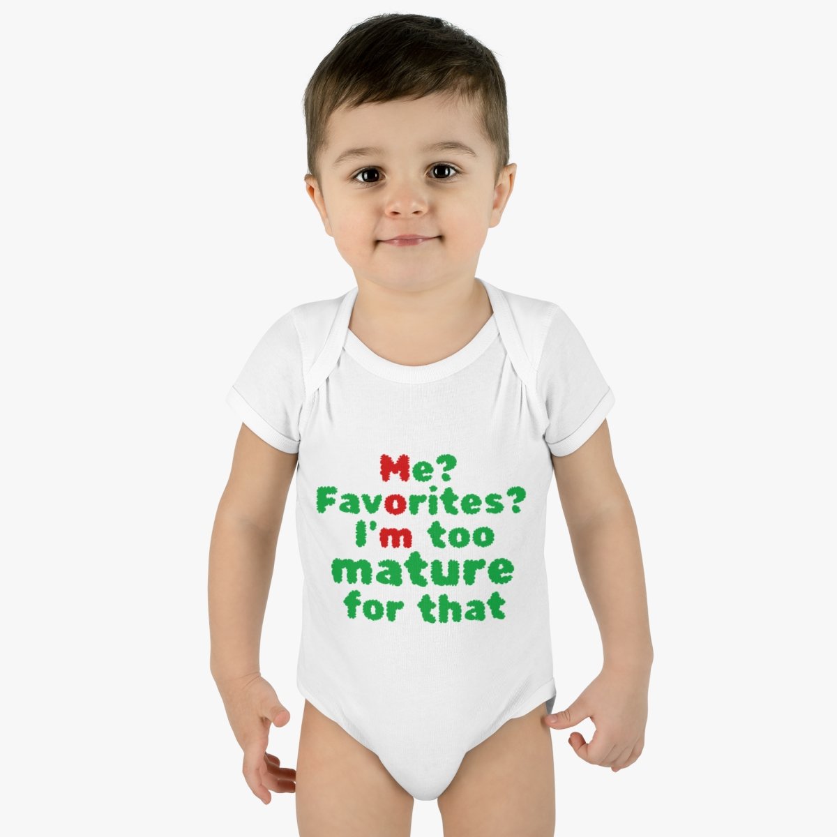Baby White I Love My Mummy Rib Bodysuit set